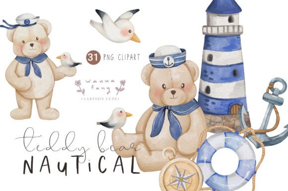 Bear Sailor Nautical Watercolor Clipart: A Brand Designer’s Real-World Review for Local Business Branding
