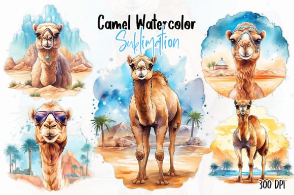 Camel Watercolor Clipart Sublimation: A Designer’s Review for Local Branding & Packaging