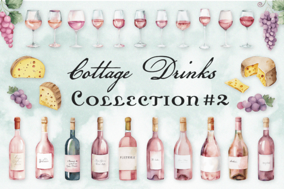 Cute Watercolor Wine Clip Art: A Designer’s Honest Take for Real Embroidery Use