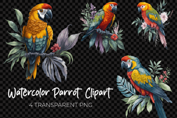Parrot Watercolor Clipart Set: A Brand Designer’s Review for Local Business Branding & Packaging