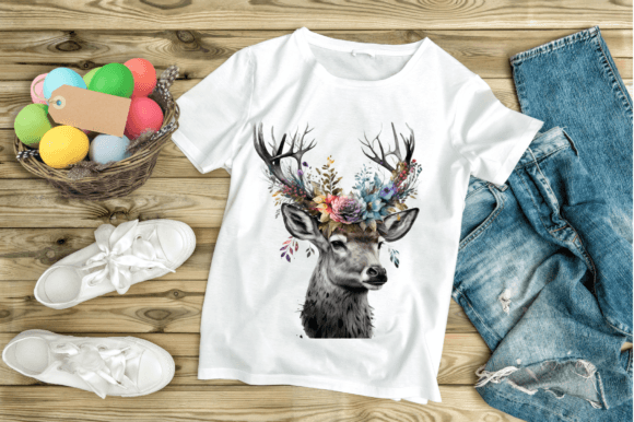 Watercolor Deer Illustration Graphic Art: A Fresh Freebie for Brand Storytelling