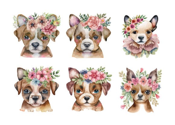 Watercolor Floral Cute Dog Clipart: A Designer’s Review for Real Client Projects