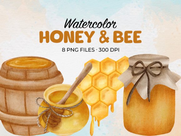 Watercolor Honey and Bee Illustrations: A Brand Designer’s Honest Review for Local Business Branding