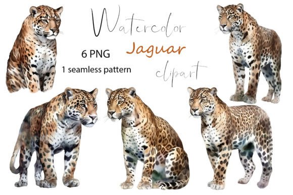 Watercolor Jaguar Clipart, Wild Tropical: A Designer’s Review for Brand & Marketing Use