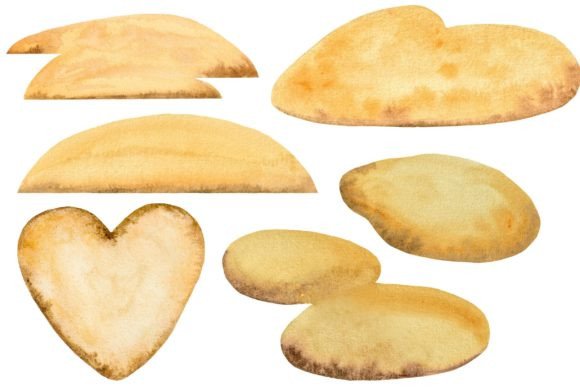 Watercolour Illustrations of Sand for Digital Sellers